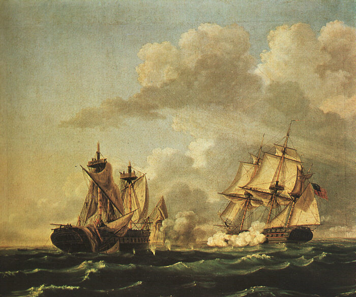 Naval Battle Between the United States The Macedonian on Oct 30,1812